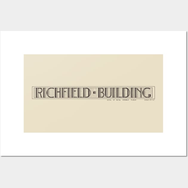 Richfield Building Wall Art by vokoban